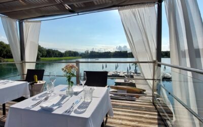 Exklusiver Suntower mit Blick zum See
